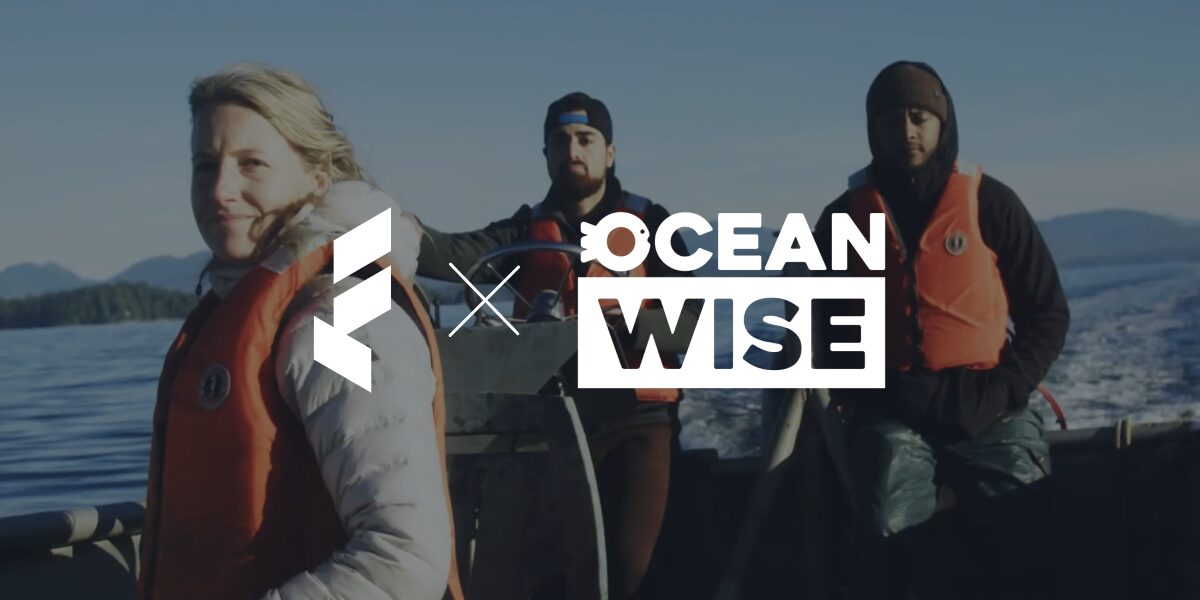 3 members of Ocean Wise team on boat saving ocean